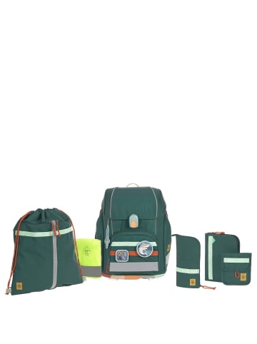 Lässig School Set Boxy Unique - Schulranzen Set 7tlg. (Gradient Green/Blue) in Dark Green Ocean Edition