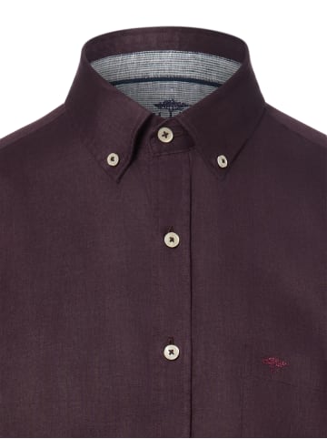 FYNCH-HATTON Hemd in aubergine