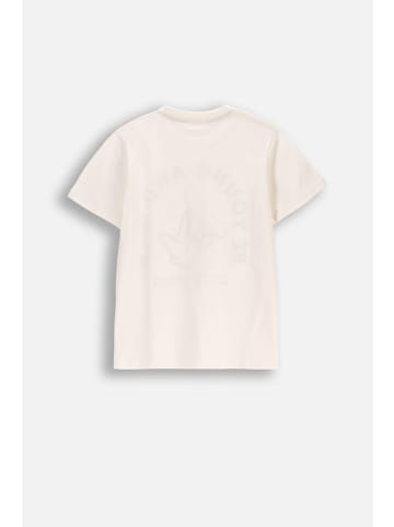 Coccodrillo T-Shirt mit kurzen Ärmeln in ecru