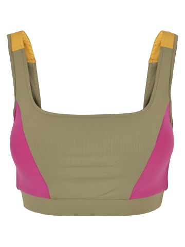Urban Classics Bras in khaki/brightviolett/magimango
