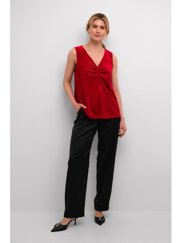 Cream Kurzarm-Bluse CRPativa in Jester Red