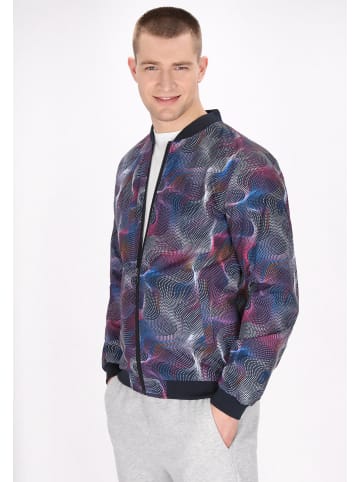MO Jacket in navy multicolor