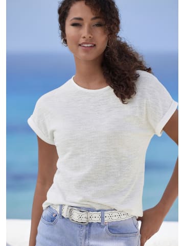 Vivance T-Shirt in royalblau, creme