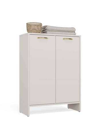 kommodly Badezimmerschrank Kato in Weiß - (B)66cm x (T)30cm x (H)90cm