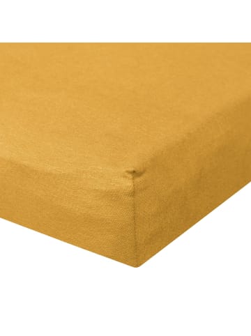 BettwarenShop Spannbettlaken Ultra-Stretch in ocker