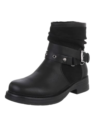 Ital-Design Stiefelette in Schwarz