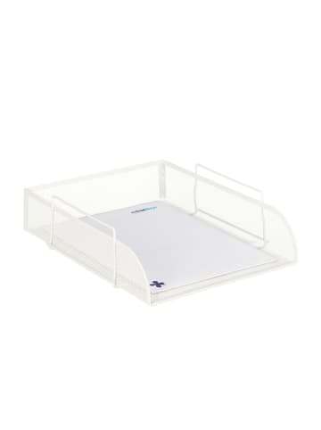 relaxdays 3x Dokumentenablage in Weiß