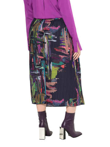 Ulla Popken Plisseerock in marine