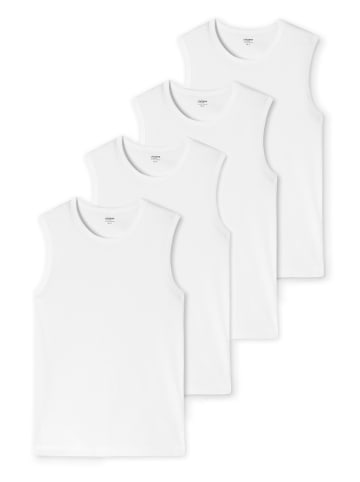 UNCOVER BY SCHIESSER Unterhemd / Tanktop Basic in Weiß