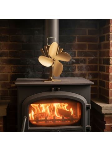 Ofenventilator in Bronze