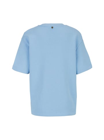 Rich & Royal T-Shirt Organic Felpa Sweat T-Shirt in blau