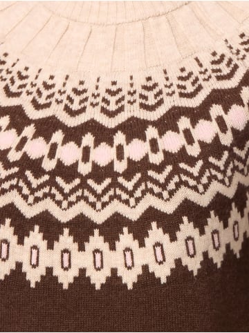 Marie Lund Strickpullover in mocca beige - 0004