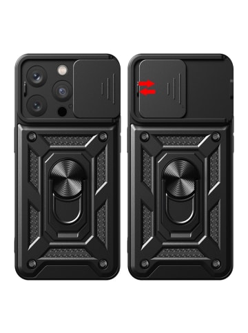 COFI 1453 TFO Defender Slide kompatibel mit iPhone 17 Pro Max schwarz in schwarz