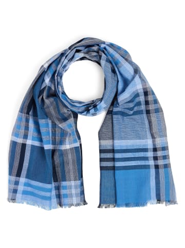 Nils Sundström Schal in blau marine - 0001