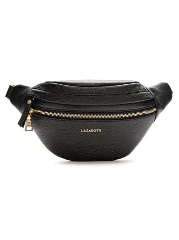Lazarotti Bologna Leather Gürteltasche Leder 25.5 cm in black