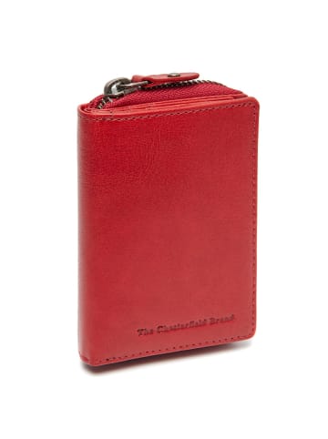 The Chesterfield Brand Sionel Geldbörse RFID Schutz Leder 7.5 cm in red