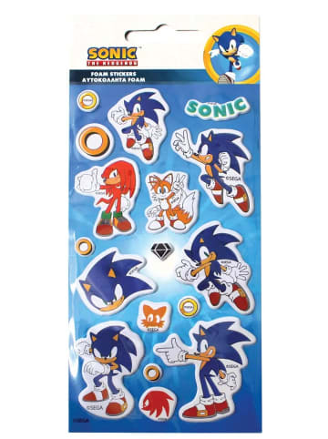 Sonic Sonic the Hedgehog Foam Sticker-Set Spaß für kleine Fans