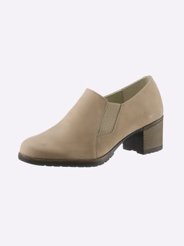 Heine Hochfrontpumps in taupe