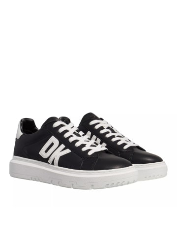 DKNY Marian Lace Up Sneaker Black Bright White in black