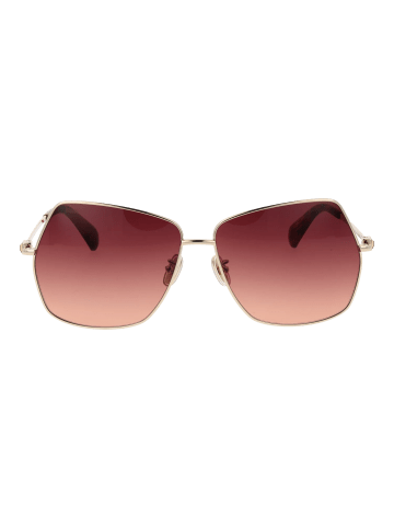 Max Mara Frauen Sonnenbrille Quadratisch Gold