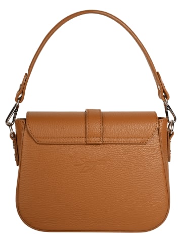 Samantha Look Umhängetasche echt Leder in cognac