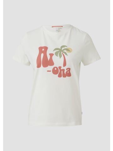 QS T-Shirt in 02D0_creme