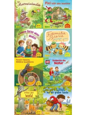 Carlsen Buch - Pixi-8er-Set 290: Pixi liebt die Natur (8x1 Exemplar), 8 Teile