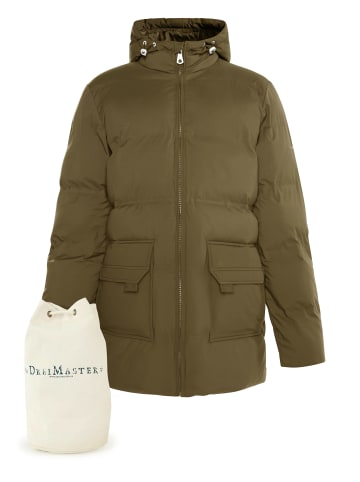 DreiMaster Maritim Parka + Shopping Bag - Set in Militäroliv