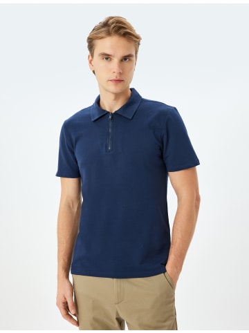 KOTON TSHIRT SS POLO in Marineblau