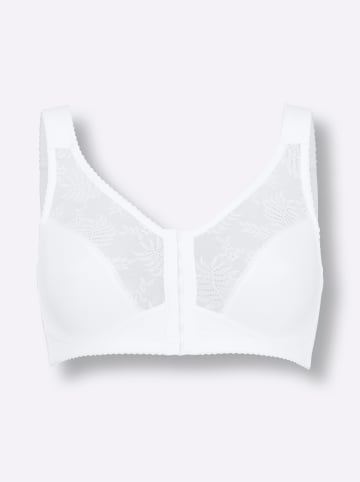 WITT WEIDEN Vorderverschluss-BH ohne Bügel in weiß