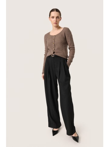 Soaked in Luxury Strickjacke SLTuesday Slim fit in Walnut