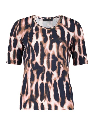 Betty Barclay Printshirt mit Rundhalsausschnitt in Dark Blue/Rosé