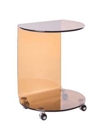 Beliani Beistelltisch MINTO in Braun - (W) 45 x (H) 56 x (L) 35 cm
