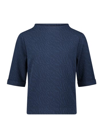 BETTY & CO Sweatshirt mit Rundhalsausschnitt in Dunkelblau