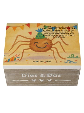 Mr. & Mrs. Panda Geschenkbox Spinne Agathe Party Design mit Spruch in Weiß