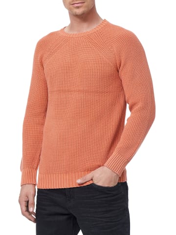 Rusty Neal Verwaschener Strick Pullover im Vintage Look in Orange