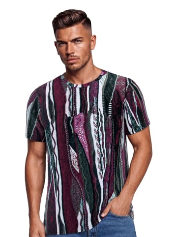 Carlo Colucci T-Shirt Fiaider in Rot