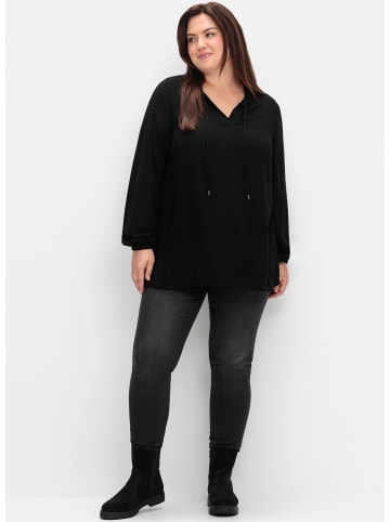 sheego Tunika in schwarz