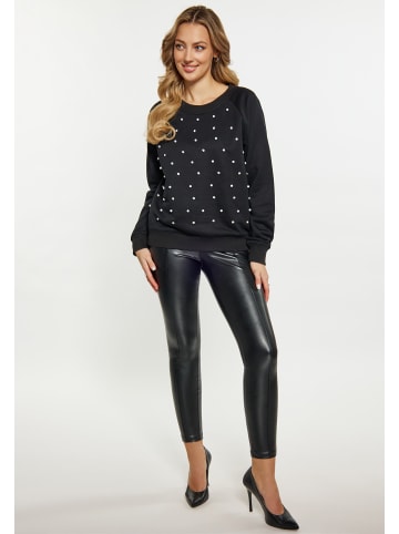 faina Damen Sweatshirt in Schwarz