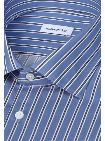 Seidensticker Business Hemd Slim in Mittelblau