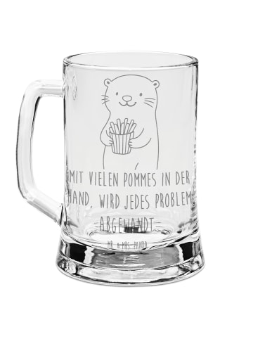 Mr. & Mrs. Panda Seidel Otter See Pommes mit Spruch in Transparent