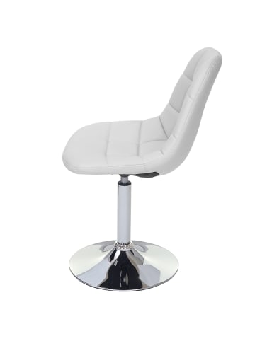 MCW 6er-Set Esszimmerstuhl A60, Kunstleder weiß
