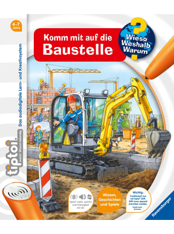 Ravensburger tiptoi® Wieso? Weshalb? Warum? Komm mit auf die Baustelle