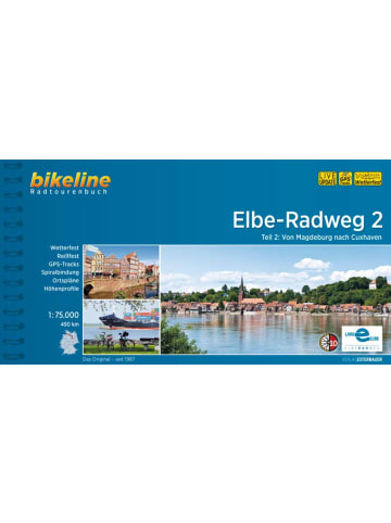 Esterbauer Elbe-Radweg Teil 2: Von Magdeburg nach Cuxhaven | 490 km, 1:75.000,...