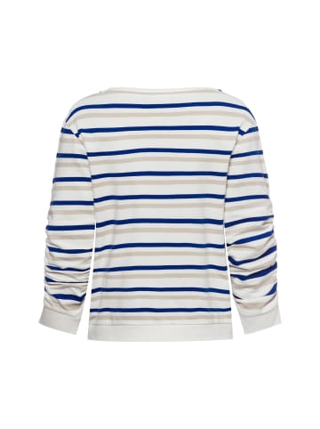 Franco Callegari Sweatshirt in weiß blau - 0002