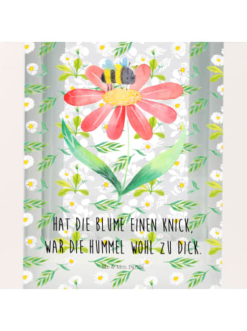 Mr. & Mrs. Panda Laterne Deko Hummel Blume mit Spruch in Transparent