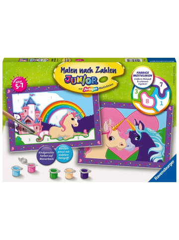 Ravensburger Bunte Einhornwelt Malen nach Zahlen Junior