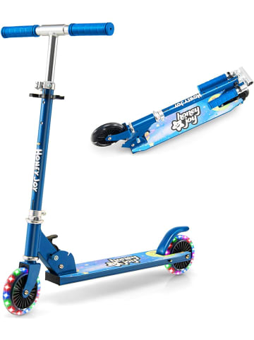 COSTWAY Scooter mit LED-Räder ab 3 Jahren in Blau