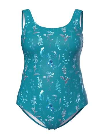 Ulla Popken Badeanzug in smaragd