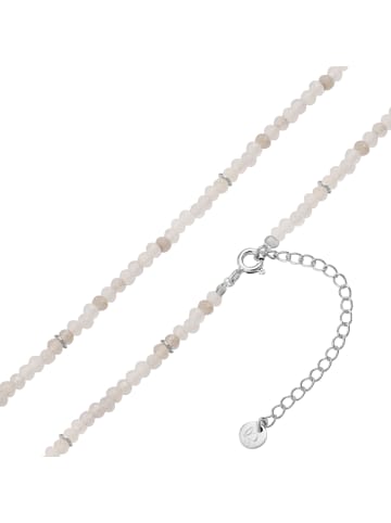 Glanzstücke München Kette aus Sterling Silber mit Chalcedon in weiß
